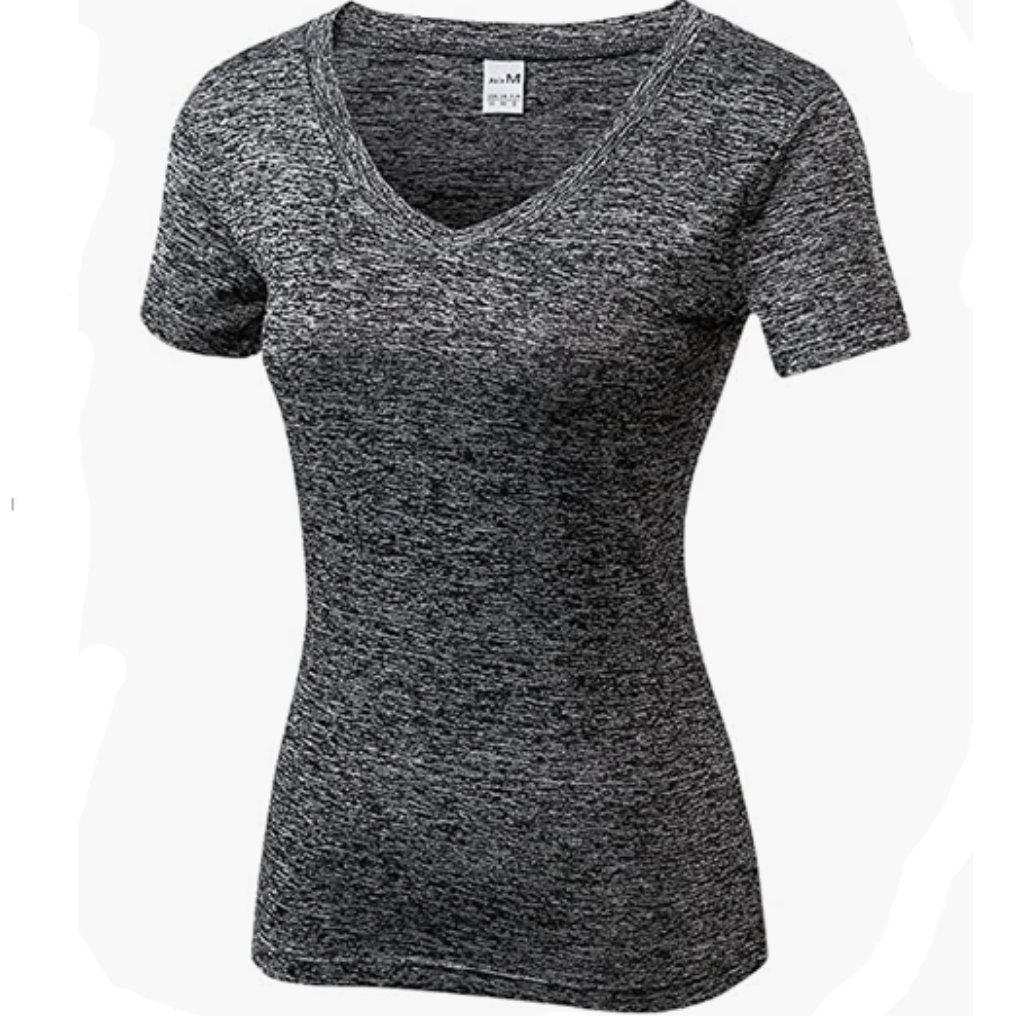Women's Athletic Running Shirt Short Sleeve Dry Quick Yoga T-Shirt Med